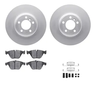 R1 Concepts WDUH1-31184 Carbon Series Brake Rotors W/ 5000 Oep Brake Pads & Hdw